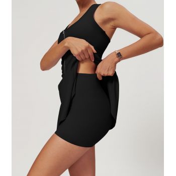 Фітнес сукня з шортиками з чашечками