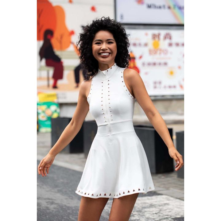 Фітнес сукня з шортиками з чашечками