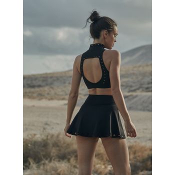 Фітнес комплет: спідничка+ топ з чашечками